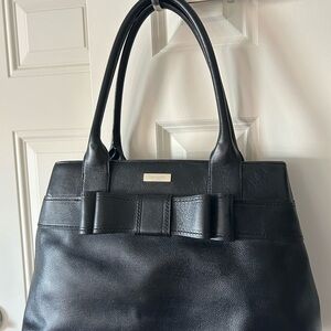 Kate Spade Elegant Black Bow Shoulder Bag
